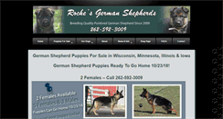 Desktop Screenshot of pedigreegermanshepherds.com