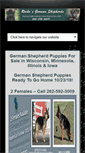 Mobile Screenshot of pedigreegermanshepherds.com